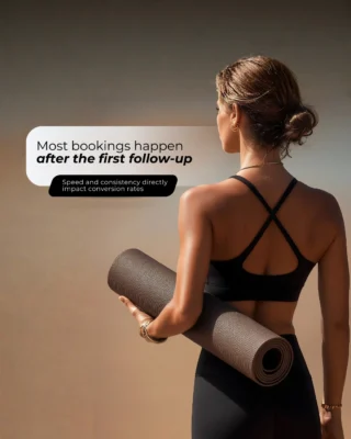 Many prospects don’t book immediately, not because they aren’t interested, but because they need reminders, clarity, and reassurance before committing. 

Studios that implement fast and structured follow-up often see significantly higher booking rates compared to those who rely on a single touchpoint. 

Consistent communication bridges the gap between interest and action.

Our go to strategy includes 3 SMS messages, 2 emails, and 2 manual touchpoints within the first 7 days.

🌐Visit: onbrndmarketing.com

#ONBRND #boutiquestudiomarketing #leadconversion #fitnessmarketing #studiogrowth